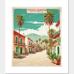 Todos Santos Baja California Sur Mexico Vintage Tourism Travel Posters and Art